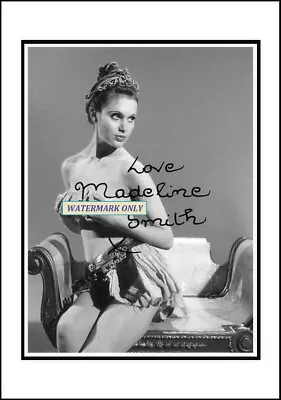 Madeline Smith Autographed Cotton Canvas Image. Limited Edition (MS-3s) • $12.11