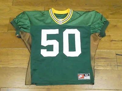 Green Bay Packers Game Used Worn Football Jersey #50 Hicks Size 54 • $499.99