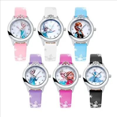 $10.76 • Buy Cute Frozen ELSA Princess Watch For GirlS Quartz Stainless Steel Wristwatch Gift