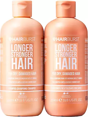 HAIRBURST Shampoo And Conditioner Set For Dry & Damaged Hair - Moisture Locking • £34.86