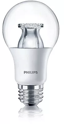 Philips 462499 Led 60W A19 Clear Soft White WarmGlow (2700K-2200K) • $9.99