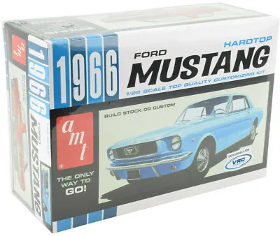 AMT / VRC Hobbies 1966 Ford Mustang Hardtop 1:25 Plastic Model Car Kit CP8027 • $31.99