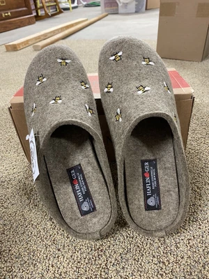 Haflinger Slippers 42 New In Box -Everest Api (bees) • £47.24