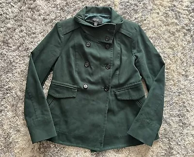 MNG By Mango Green Jacket Coat Sz 8 • $40.50