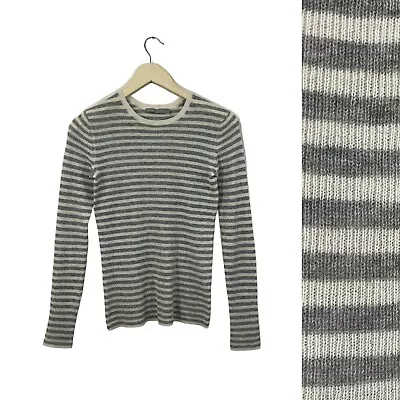 Vince X-Small 100% Cashmere Sweater Striped Thin Knit Pullover Womens READ • $28.99