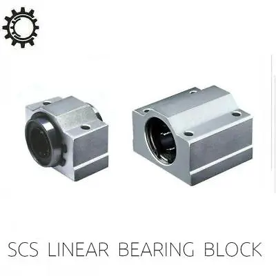 SCS Linear Motion Bearing Sliding Block SC8UU SC10UU SC12UU SC16UU SC20UU CNC • £7.99