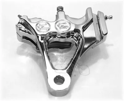 New Performance Machine PM Chrome Billet Rear Brake Caliper 1987-1999 Harley • $722.95