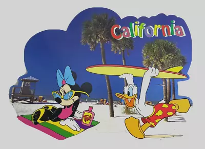 Postcard Unposted Disney California Minnie Donald Duck Fun In The Sun • $5