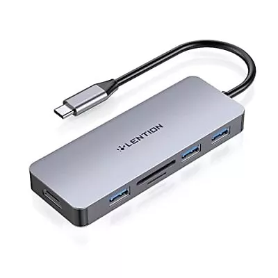 USB C Hub With 4K HDMI 3 USB 3.0 SD/Micro SD Card Reader Compatible 2023-20... • $43.44