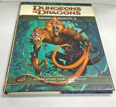 MONSTER MANUAL 2 Dungeons & Dragons 4th Edition WOTC 2009 1st Print (B90) • $22.50