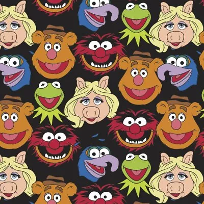 Jim Henson Muppets Collection By Camelot Kids Cartoon Baby Cotton Fabric 1/2 Yd • $6.29