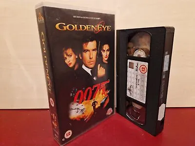 James Bond - 007 - Goldeneye - Big Box PAL VHS Video Tape (L7) • £2.99