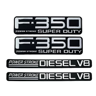 4x 1999-2004 F350 Super Duty PowerStroke Diesel V8 Fender Emblem  Bagde • $69.99