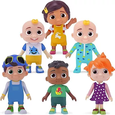 CoComelon  Friends And Family Action Figures 6 PCS NEW • $24.98