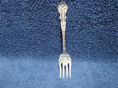 CHARTER OAK Salad Fork W/Monogram - 1847 Rogers Bros Xs Triple Silverplate (2) • $28.95