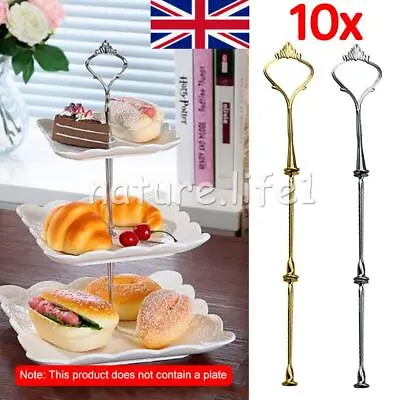 10x Cake Stand Centre Rod Handle Fittings Cupcake Muffin Plate Stand Fixing UK • £13.47