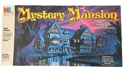 Vintage 1984 Mystery Mansion Search Board Game Milton Bradley 100% Complete Rare • $99.99