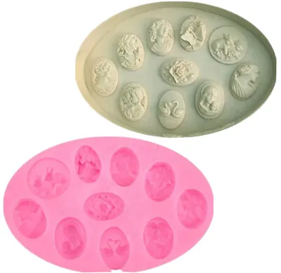 £4.50 • Buy Love Birds Doves Cavity Silicone Mold For Fondant Chocolate