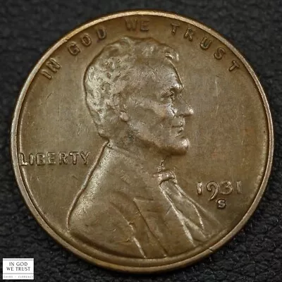 1931 S Lincoln Wheat Copper Cent 1C • $110