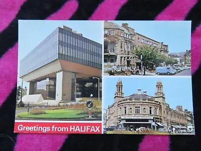 Vintage 1970s Halifax Multi View Real Photo Postcard • £1.65