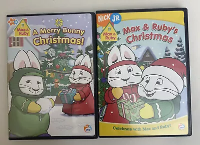 Lot Of 2 Max & Ruby Christmas Max & Ruby's Christmas (DVD 2004) A Merry Bunny • $6.99