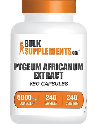 BulkSupplements Pygeum Africanum Extract 240 Capsules - 5000mg Per Serving • $19.96