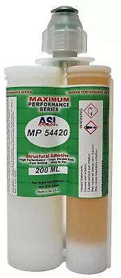 ASI MP54420 Epoxy Wood To Metal 30 Min Setting Time 200ml Cartridge • $49