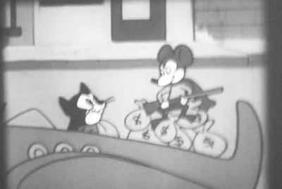 16mm Film - Courageous Cat & Minute Mouse - 1960 - The Case Of The Bank Robbery • $9.99