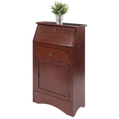 $211.84 • Buy Regalia Secretary Desk Walnut Finish