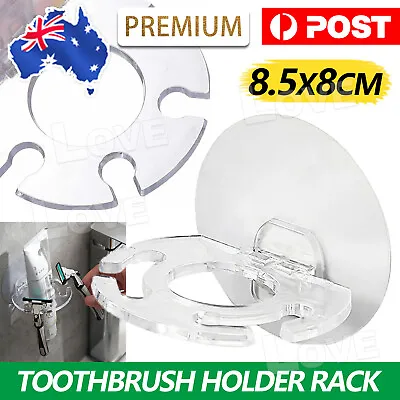 Rack Tool Shaver Holder Toothbrush Suction Cup Washroom Razor Hook Bathroom Cap • $4.45