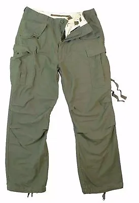 OD Green Field Pants Vintage M-65 Military Field Fatigue Pants Rothco 2601 S-2X • $61.99