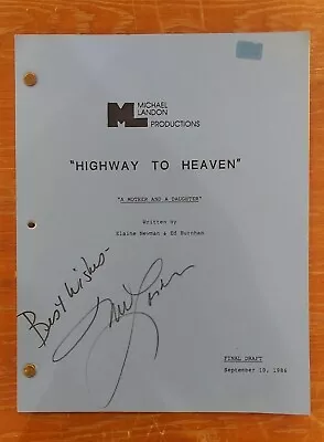 Michael Landon - Highway To Heaven -  Signed • $500