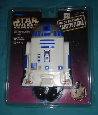 Vintage 1997 Star Wars R2-D2 Droid Personal Cassette Player & Headphones Walkman • $44.99