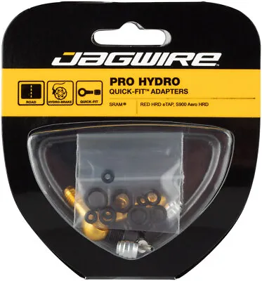 Jagwire Pro Quick-Fit Adapters Hyd. Hose Fits SRAM RED ETap HRD/S900 Aero HRD • $19.99