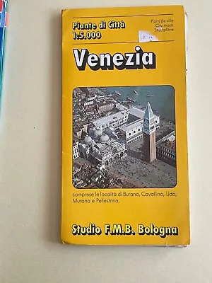 £5.85 • Buy Italian Map Of Venice  / Venezia