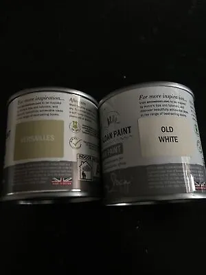 £22.30 • Buy Annie Sloan -Chalk Paint - Versailles & Old White -A Small 120ml Tin Of Each