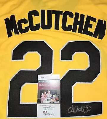 Andrew McCutchen Signed Mitchell N Ness Jersey Size L In Person JSA CERTIFIED • $275
