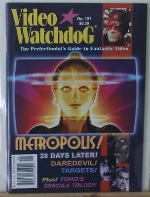 VIDEO WATCHDOG MAGAZINE No 101 Metropolis 28 Days Later Daredevil • $6