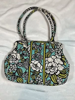 Vera Bradley Signature Frame Bag In Retired Island Blooms Pattern Tote Purse A10 • $14.50