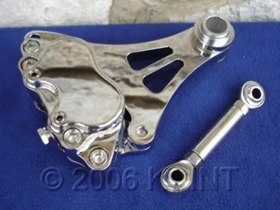 Springer Front End Chrome Right Front Brake Caliper Kit For Harley Dna Paughco • $199.99