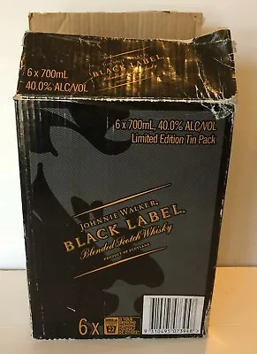 Vintage Rare Johnnie Walker Black Label Limited Edition Collectors Tin Box • $11.99
