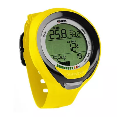 Open Box Mares Puck Pro Plus Scuba Dive Computer-Yellow / Black • $367.95