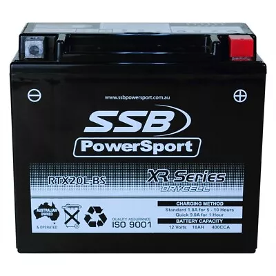 YTX20L-BS 12V AGM Battery For Harley-Davidson FLST FXD Softail Dyna Fat Bob • $169.95