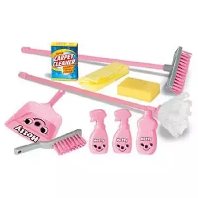 £13.99 • Buy Casdon Hetty Housekeeping Set Pink Children Pretend Household Kids Cleaning Toy 