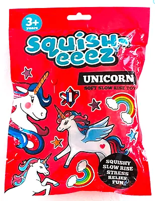$9.18 • Buy Squish-eeez - Unicorn - Squishy Slow Rise Stress Relief Fun Toy - Brand New