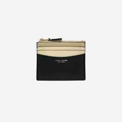 Marc Jacobs The Slim 84 Colorblock Zip Card Case Black S166L03FA22-002 • $115.70