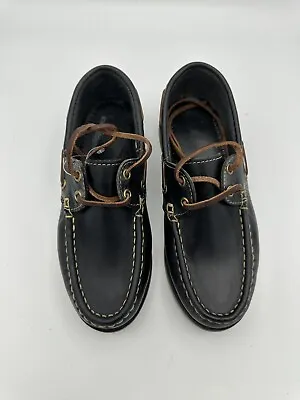 Cruise Sailing Deck Shoes Leather Upper With Non Slip Sole Size UK 6 EU 39 • £25