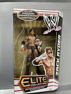 WWE Mattel ZACK RYDER Elite Series 17 NEW Internet Champion Matt Cordona Figure • $124.99