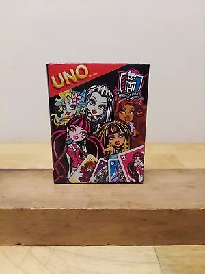 Monster High UNO Card Game - Kids Girls Clawdeen Draculaura 2013 • $20