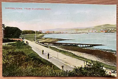 CAMPBELTOWN FROM KILKERRAN ROAd Antique C1910 TUCK'S Coloured Photo Postcard • £2.95